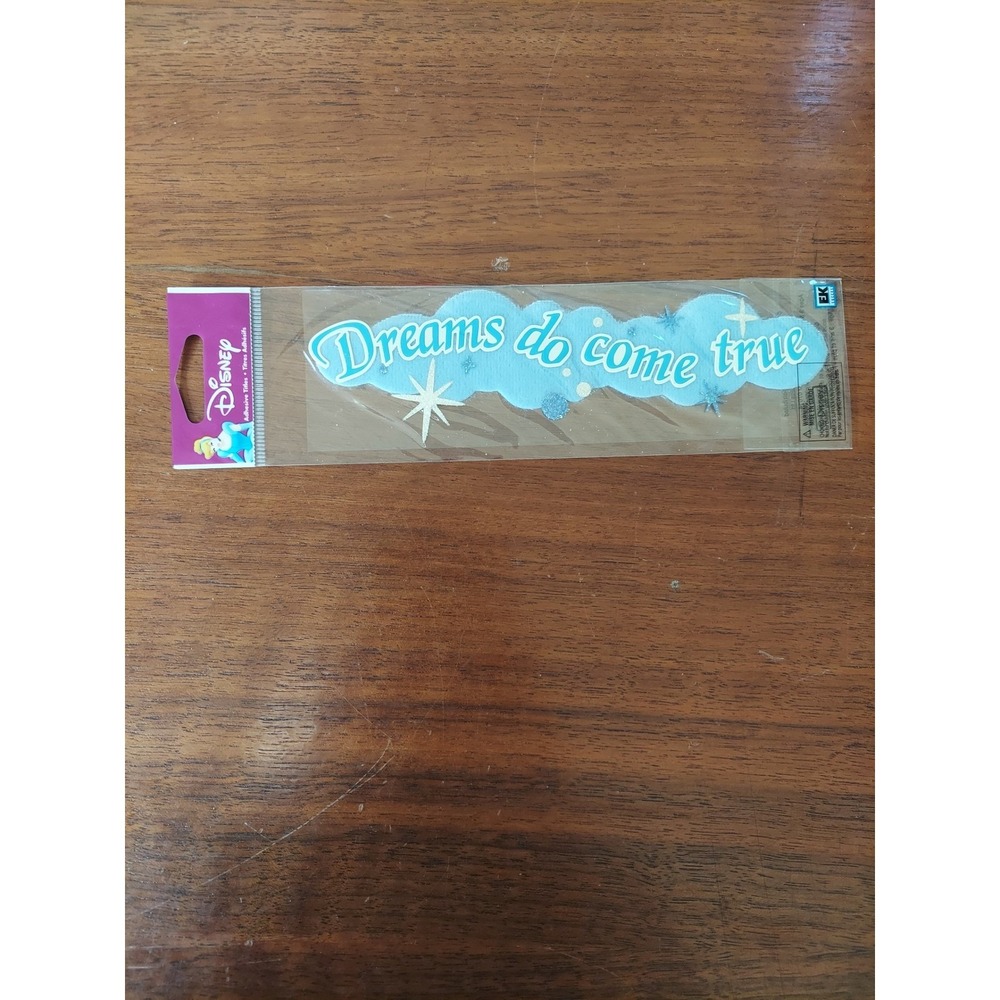 Disney Dreams Do Come True Decal Sticker‎ Stationary